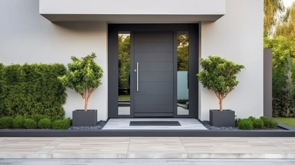 Porte blindee vue exterieur