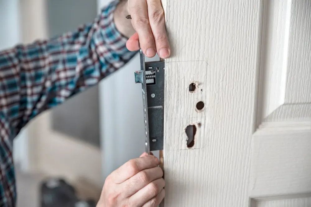 Installation serrure